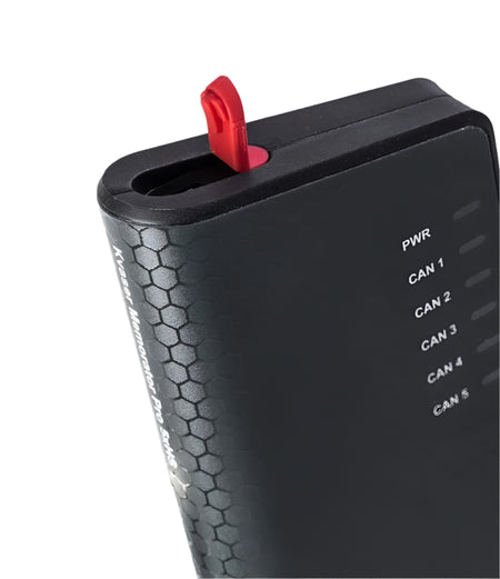 Kvaser Memorator Pro 5xHS 00778-9-20 top connector cover shown