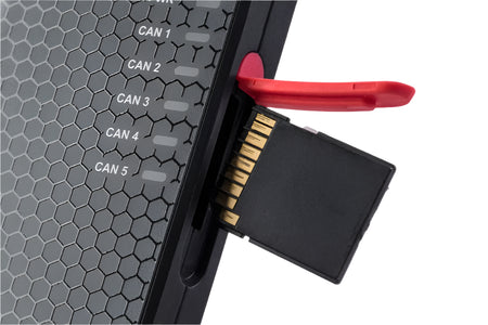 Kvaser Kvaser Memorator Pro 5xHS KV-00778-9 SD showing SD disk placement and cover