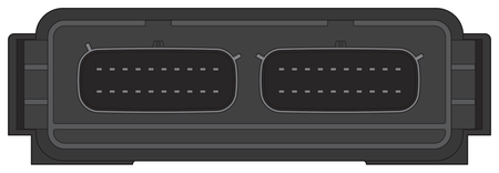 Peak System IPEH-003085 PCAN-MicroMod FD ECU graphic image of bottom connectors