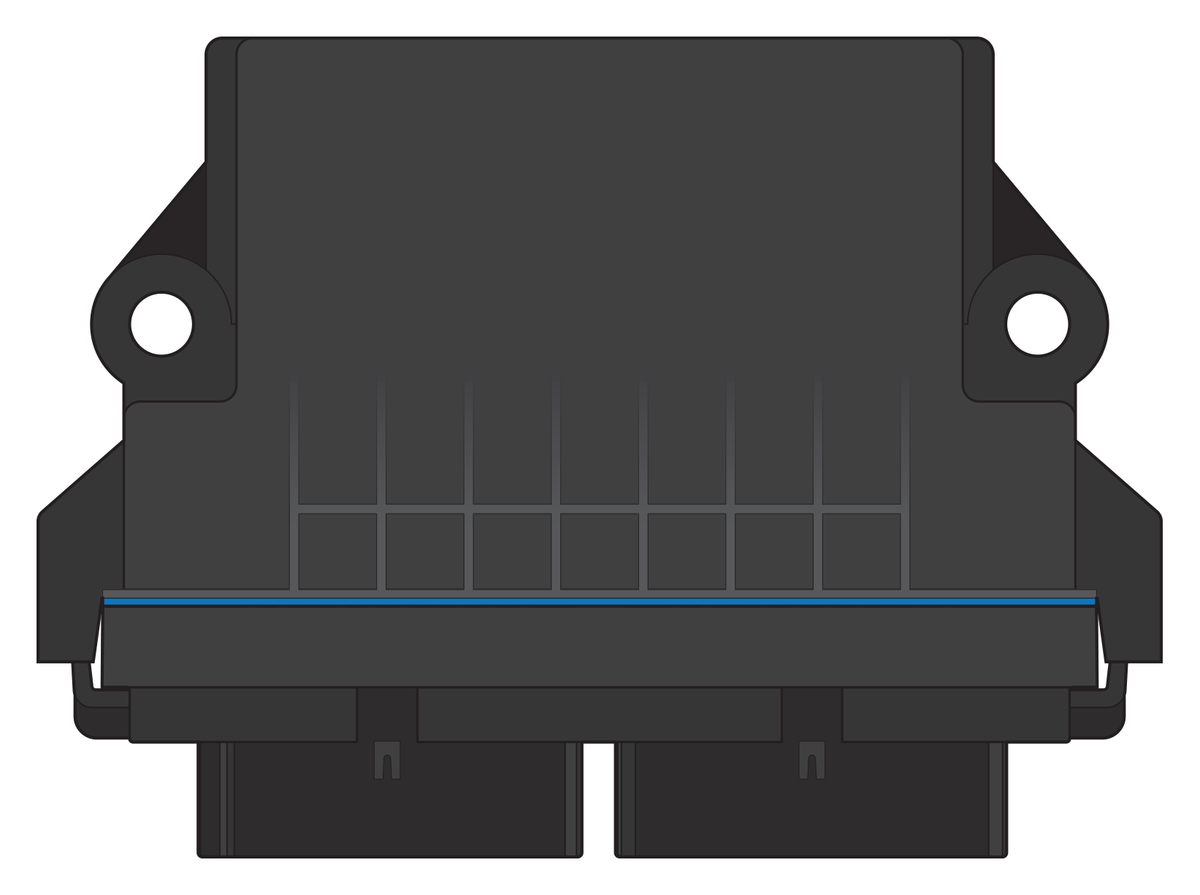 Peak System IPEH-003085 PCAN-MicroMod FD ECU side image with graphic image
