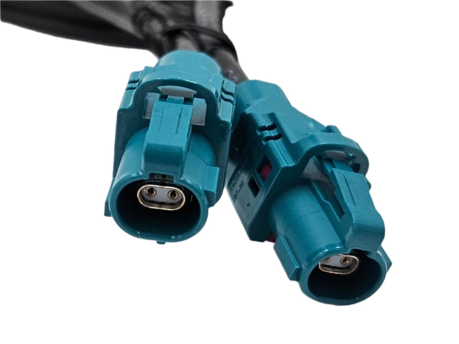 Rosenberger H-MTD Connecting cables close up end view