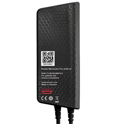 Kvaser KV-00819-9 Memorator Pro 2xHS V2 back view with QR code
