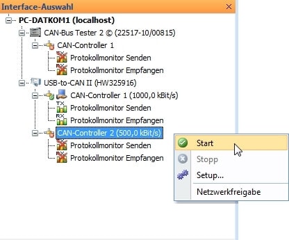 CANvision Protocol Monitor