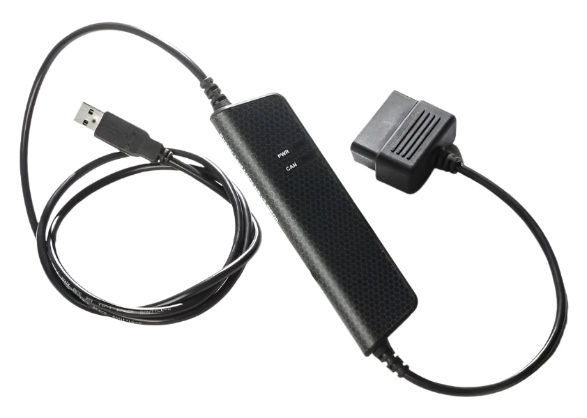Kvaser KV-00732-1 Leaf Light V2 HS OBD2 product shot with cords and plugs