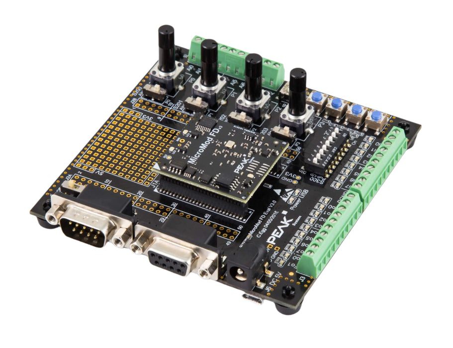 PEAK-System Technik IPEH-003081 PCAN-MicroMod-FD-Eval-bare circuit board view