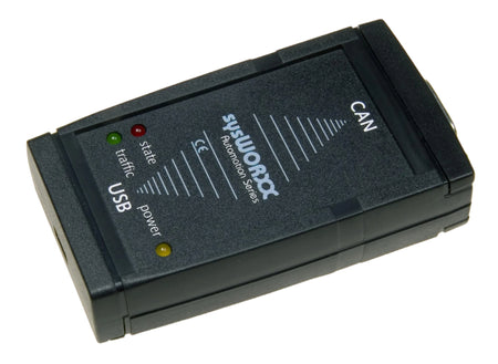 SYS TEC USB-CANmodul1 SYS-3204001-01 (USB) (single CAN, opto-isolated) slanted view