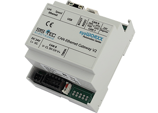 SYS TEC CAN-Ethernet Gateway V2 (Dual CAN Interfaces)