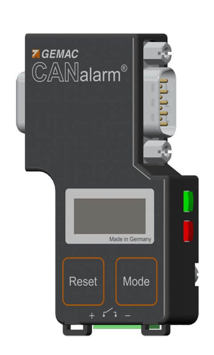 GEMAC PR-22565-00 CANalarm front and right side computer image view