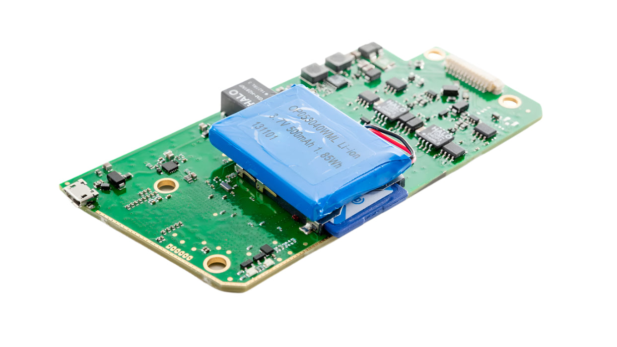 KV-00832-8 bare circuit board version of Kvaser USBcan Pro five channel CAN interface top view