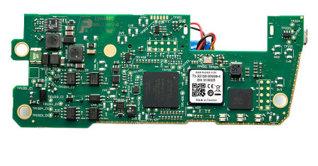 Kvaser KV-00869-4 top view of a bare circuit board version of a two channel CAN bus interface and data logger
