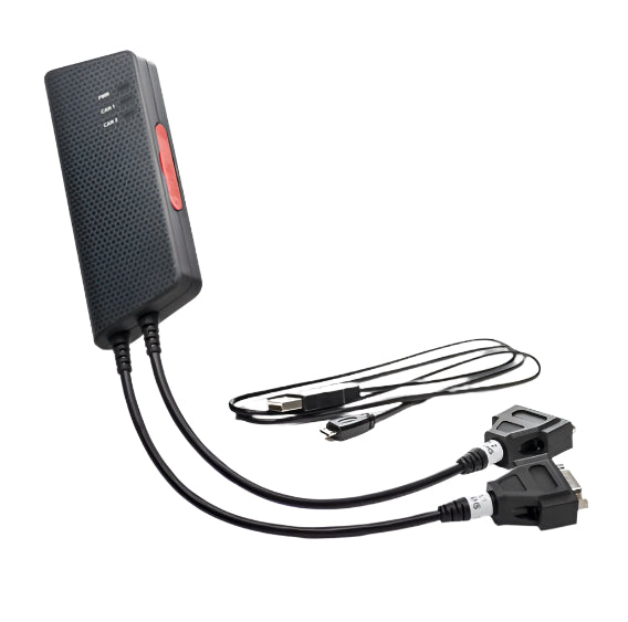 Kvaser KV-00821-2 product shot with cords view