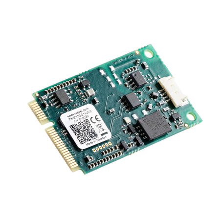 Kvaser KV-01420-6 Mini PCI Express 1xCAN v3 main angle bare circuit board view