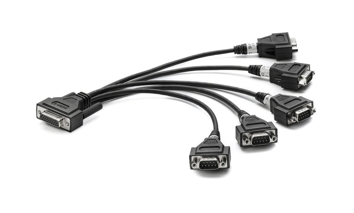 Kvaser KV-01524-1 USB to 5xCAN interface connector cords