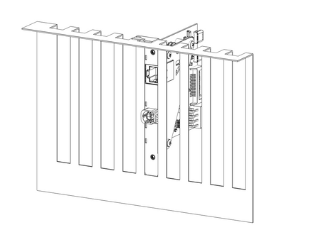 Kvaser Arcus ATX Bracket for 100/1000BASE-T1 H-MTD drawing gif