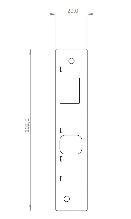Kvaser Arcus ATX Bracket; ATX package for Kvaser Arcus 01810-5 edge drawing