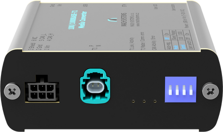 MA-1000BASET1-MC-HMTD 100_1000BASE-T1-Media-Converter-H-MTD left side view computer generated image