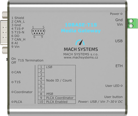 Mach Systems MA-10BASET1S-MG top view
