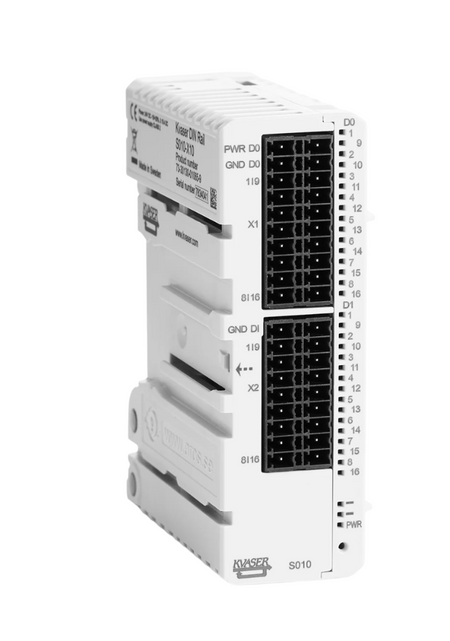 Kvaser KV-01065-9 DIN Rail add-on digital right side view part of KV-01059-8 set