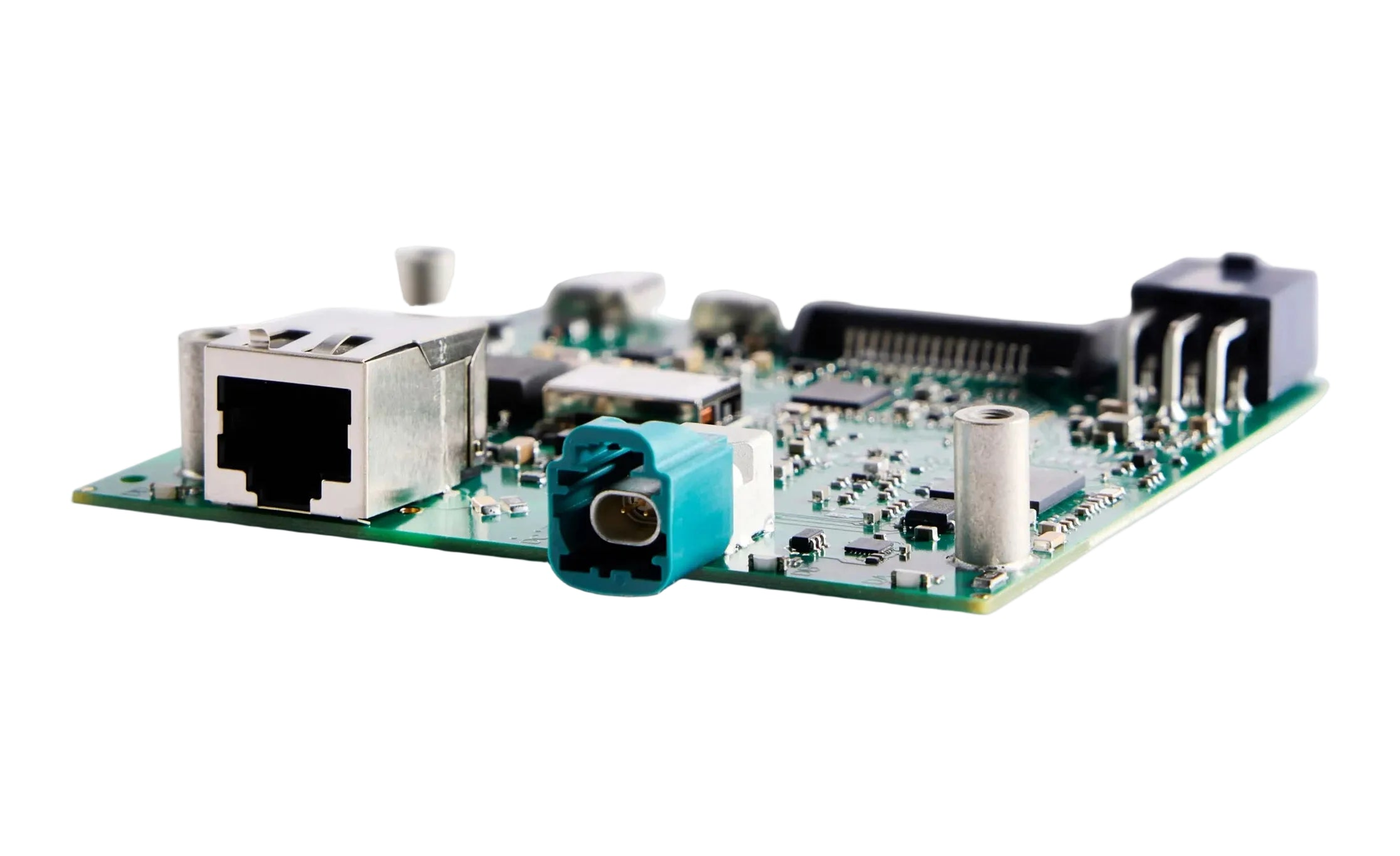 Kvaser Arcus 100/1000BASE-T1 H-MTD motherboard side view