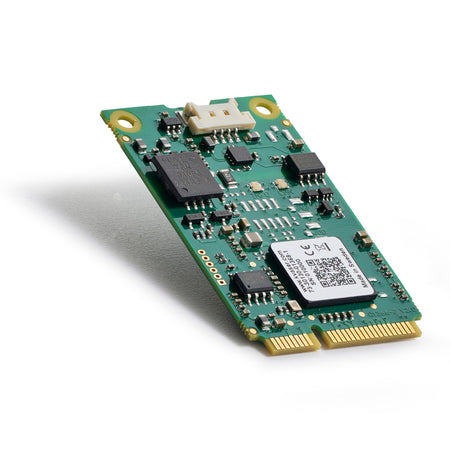 Kvaser Mini PCIe 1xCAN FD slanted view