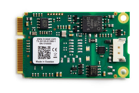 Kvaser Mini PCIe 1xCAN FD horizontal front view