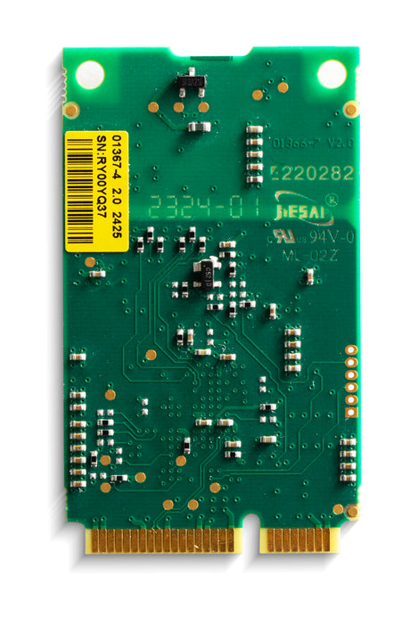 Kvaser Mini PCIe 1xCAN FD vertical back view