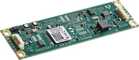 Kvaser KV-01532-6 Leaf v3 CB  Showing bare circuit board slanted view