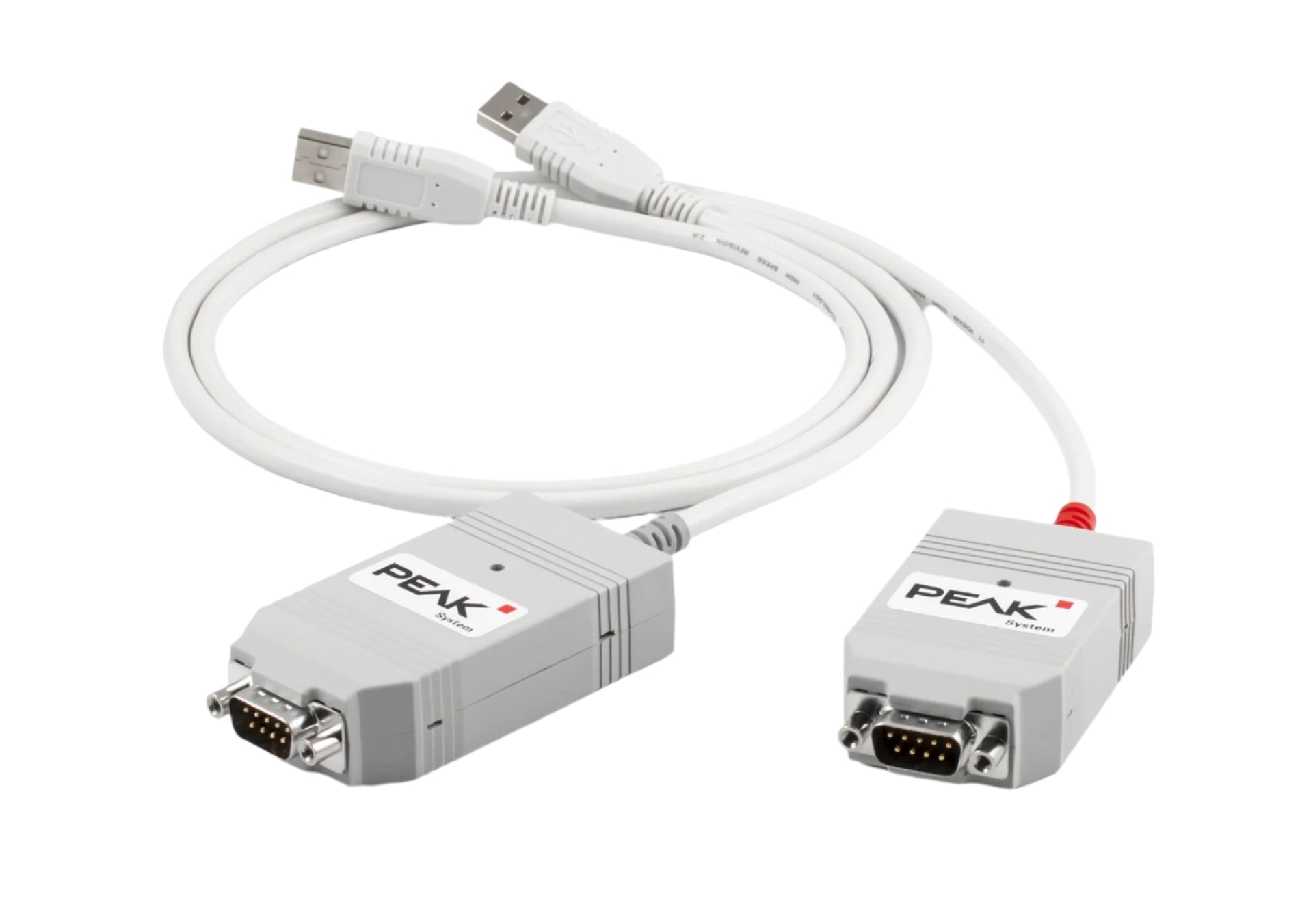 PEAK-System Technik IPEH-002022 PCAN USB Adapter (isolated) product view of two