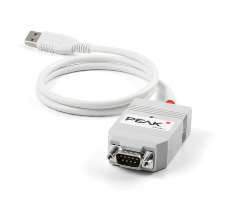 PEAK-System Technik IPEH-002021 PCAN USB Adapter product shot coiled cord