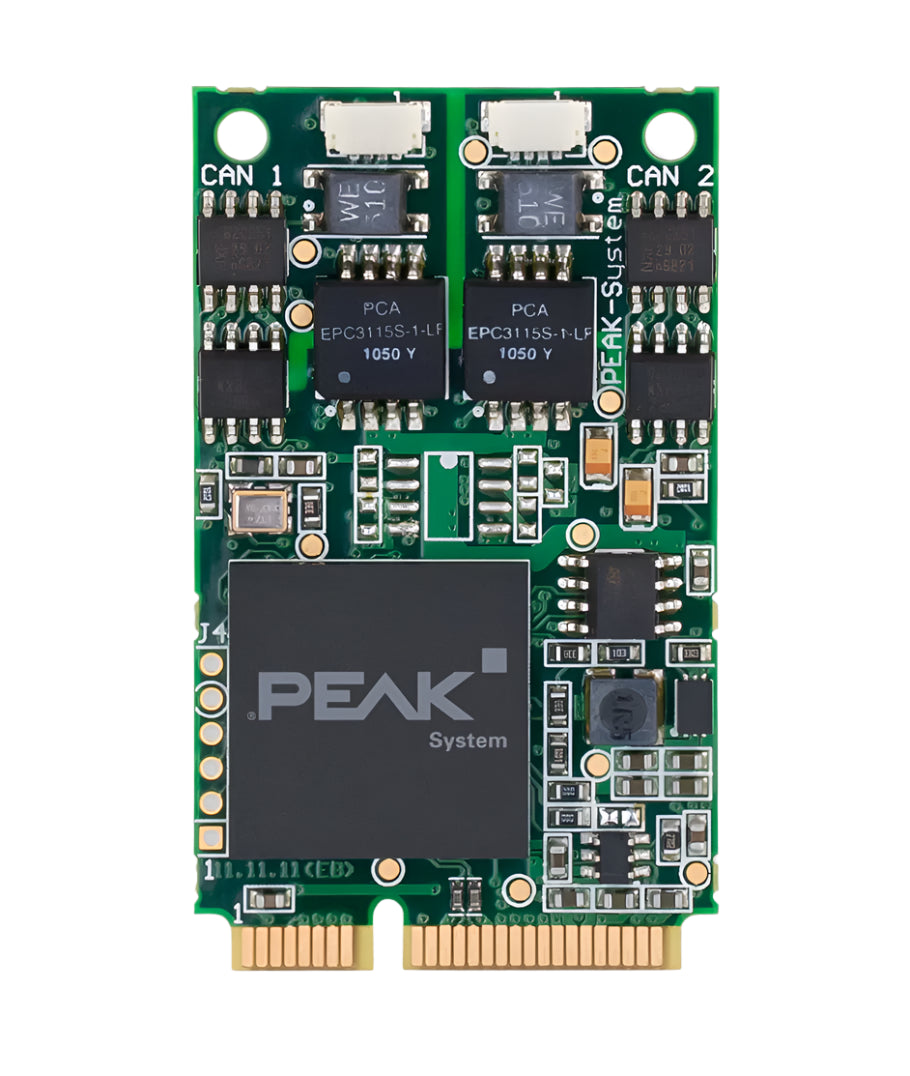 PEAK-System Technik PCAN-miniPCIe IPEH-003048 bare circuit board vertical view