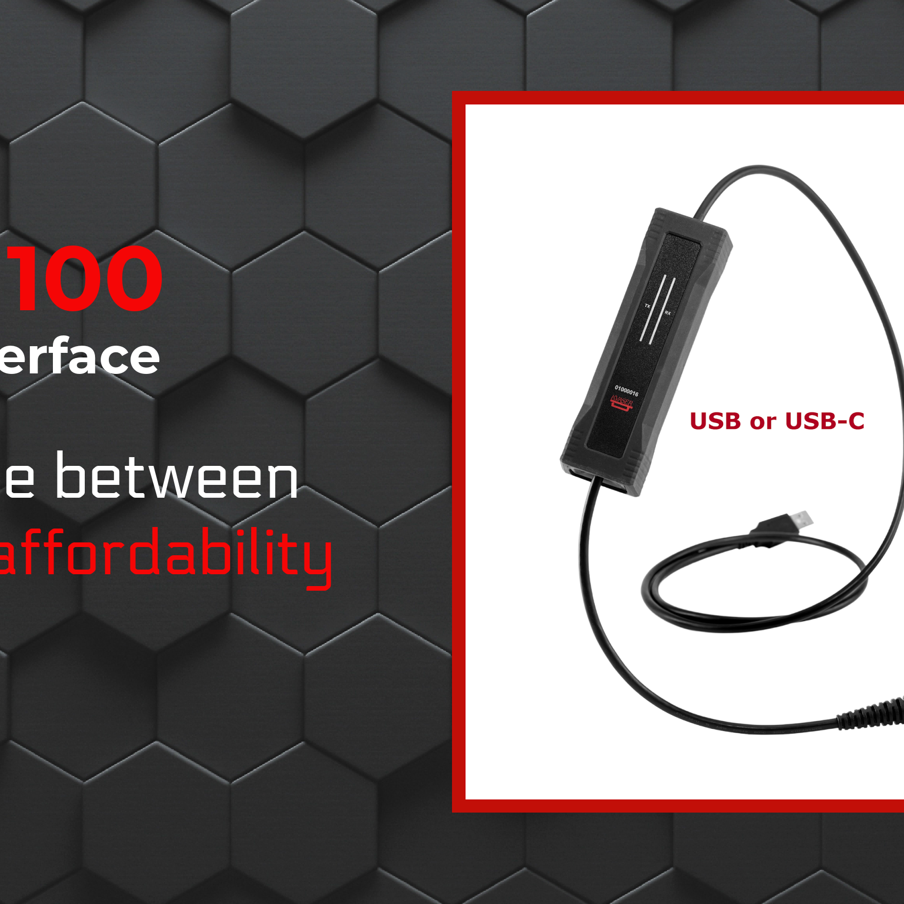 Kvaser U100 Phytools main page slider