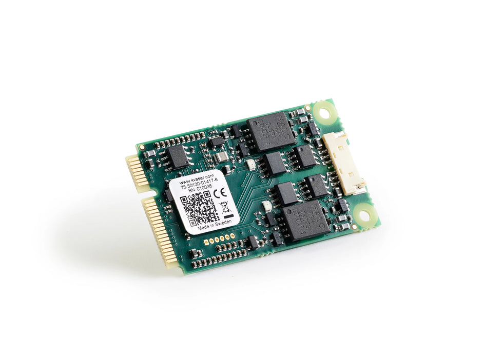 Kvaser Mini PCI Express 2xCAN v3 (2 CH)