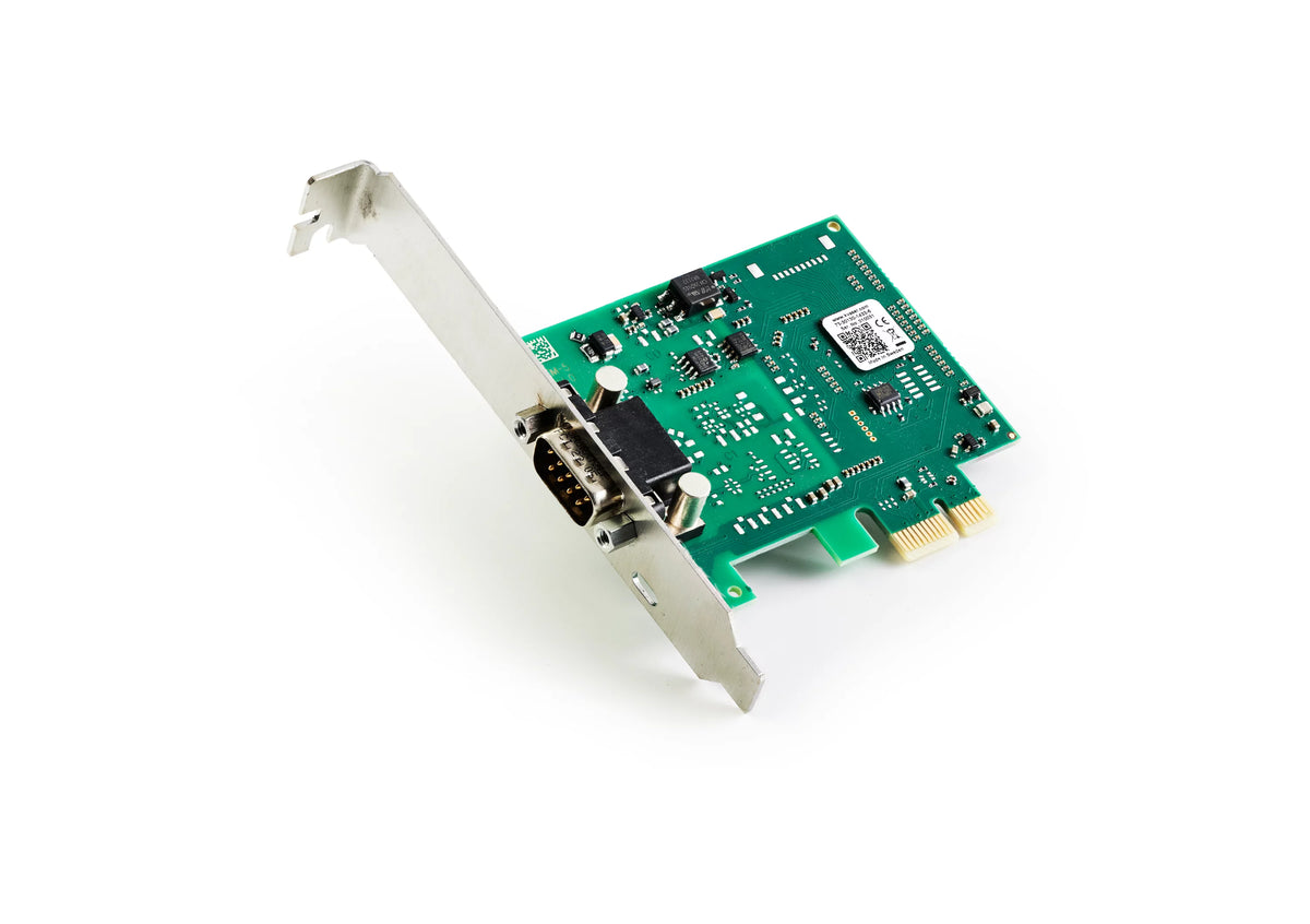 Kvaser-pciecan-1xcan-v3 top side bare circuit board view