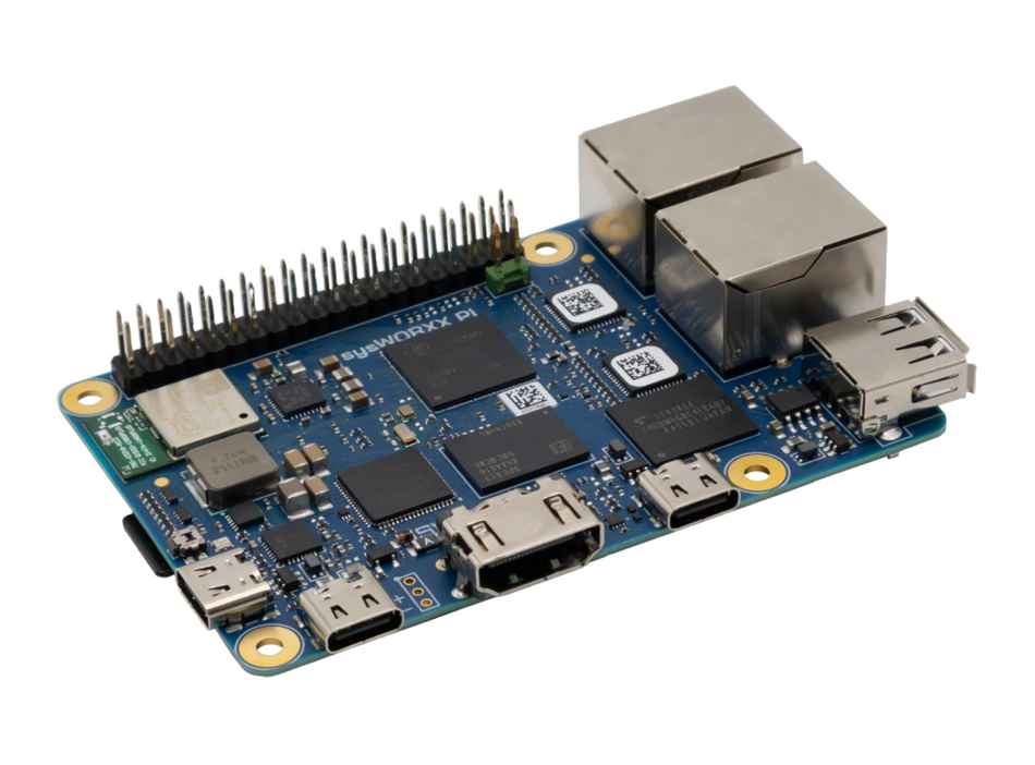 Sys Tec sys-pi-am62X bare board image slanted