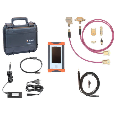 GEMAC PR-22580-81 CANtouch kit case, parts and cords view