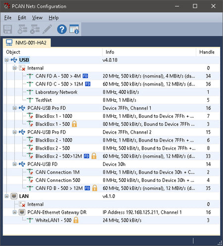Peak-Systems Technik IPES-006000 PCAN Explorer 6 data screen example1