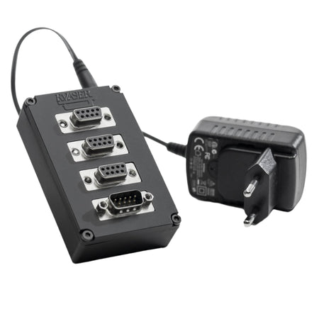 Kvaser KV-00776-5 T-Cannector V2 product and cord plug view