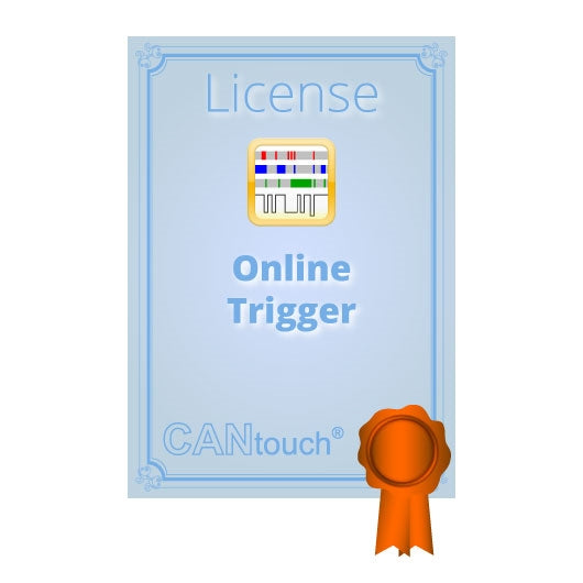 CANtouch: License for "Online Trigger"