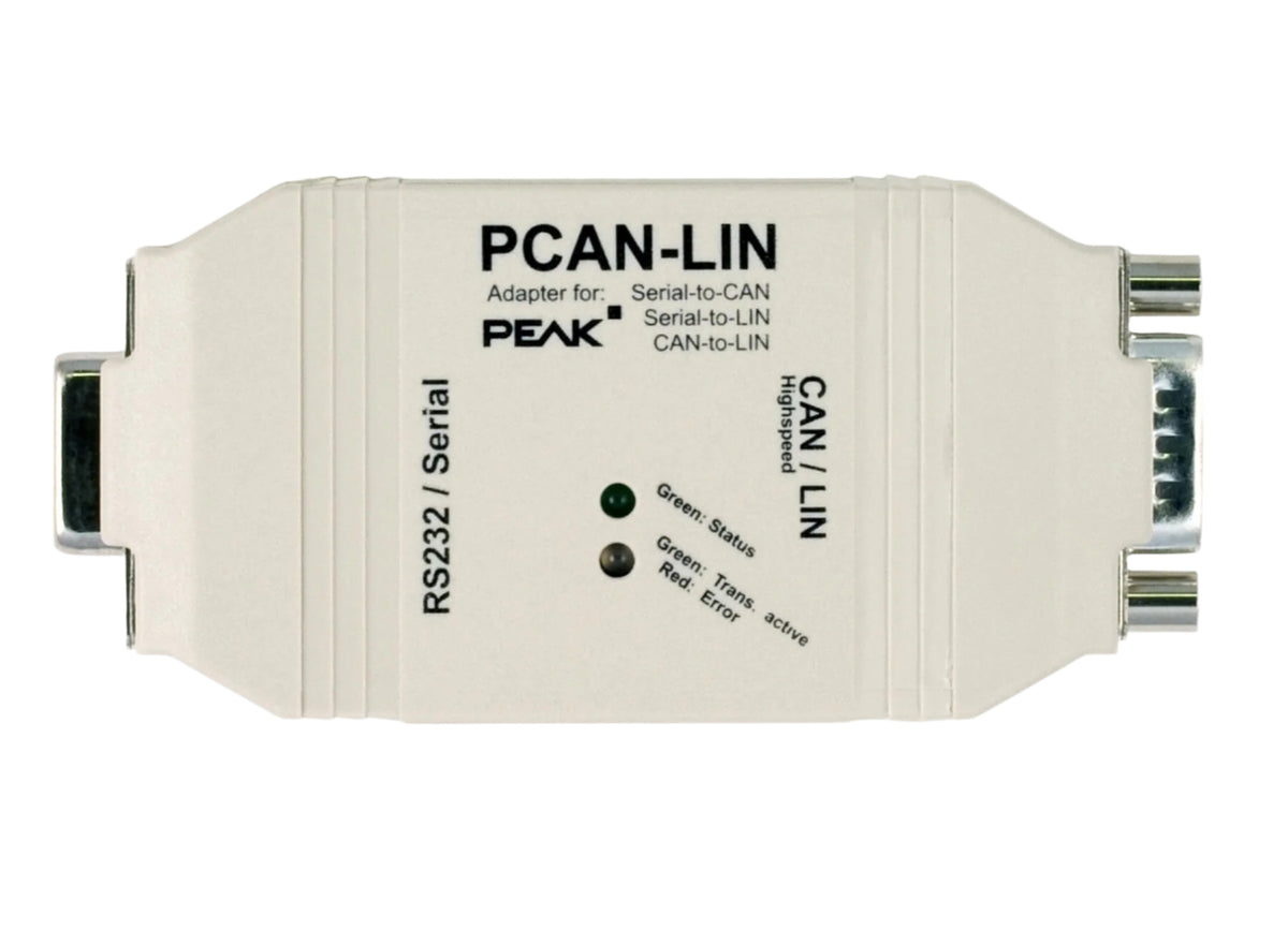 PCAN-LIN interface high speed CAN adapter IPEH-002025 top down product view