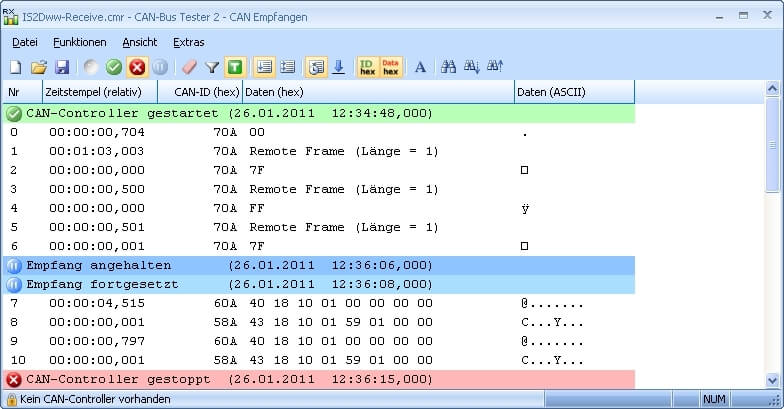 CANvision Protocol Monitor