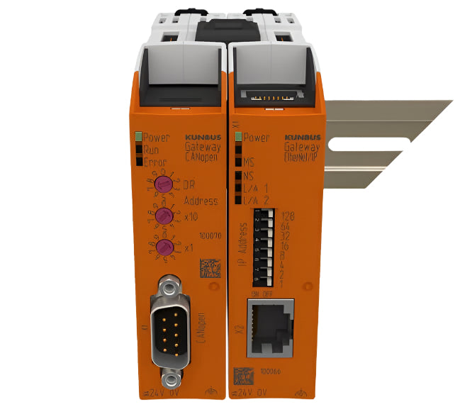 Kunbus KU-PR100073 Gateway Module - EtherCAT Slave joined end view