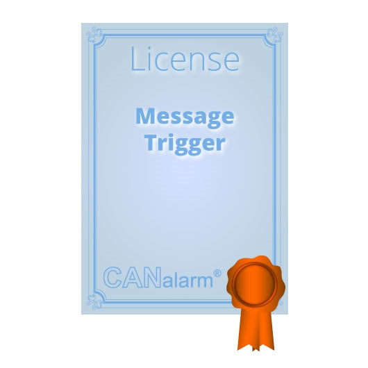 CANalarm Message Trigger License