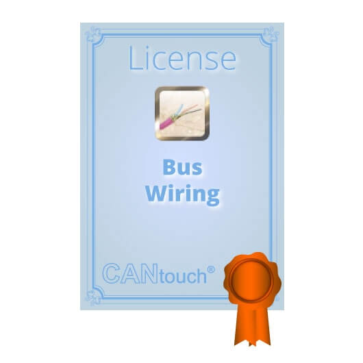 GEMAC SW-22580-10 CANtouch: License for "Bus Wiring"