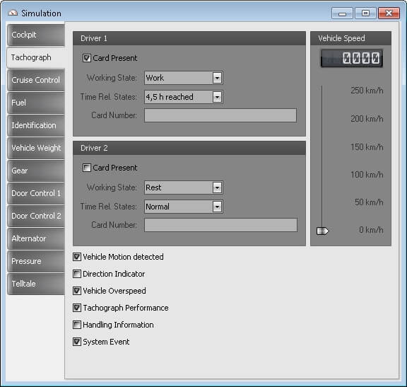 PCAN-FMS-Simulator2 IPES-002050 data screens