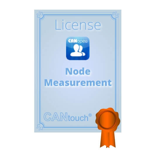 GEMAC SW-22580-01 CANtouch: License for "Node Measurement" - CANopen