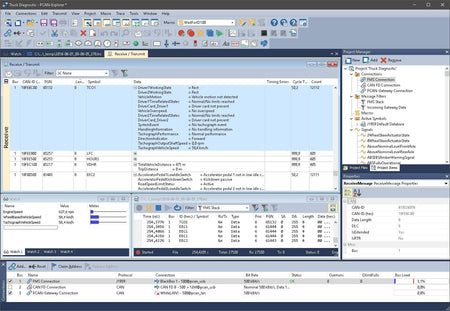 PCAN Explorer 6 IPES-006089 - J1939 add-in data screen view Receive/transmit
