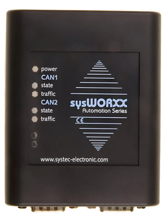 SYS-3204003 SYS TEC USB-CANmodul2 (dual CAN, opto-isolated) front view
