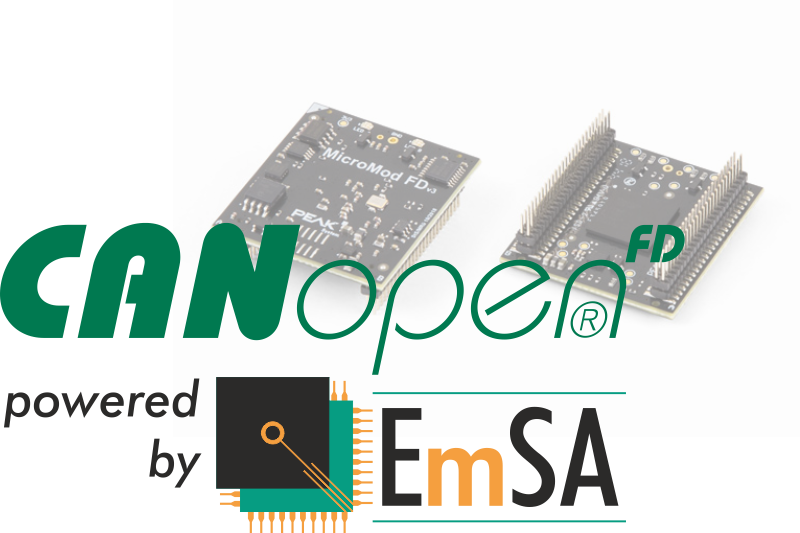 CANopen and CANopen FD Firmware for PCAN-MicroMod FD (software only)