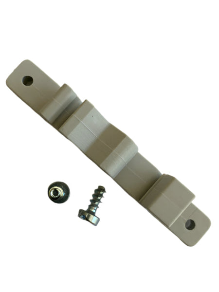 Mach System MA-SENT-DIN-CLIP Clip front view with screws