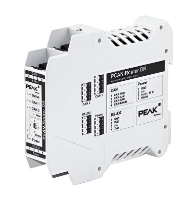 PEAK-System Technik PCAN-Router-DR IPEH-002213 product corner view of front and side